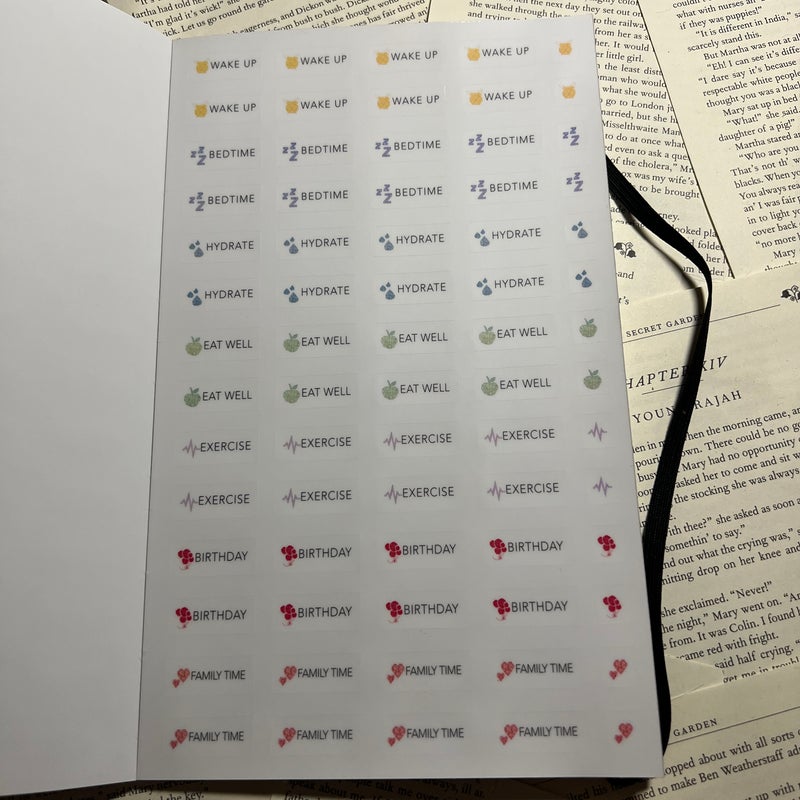 Christian Planner Productivity Stickers