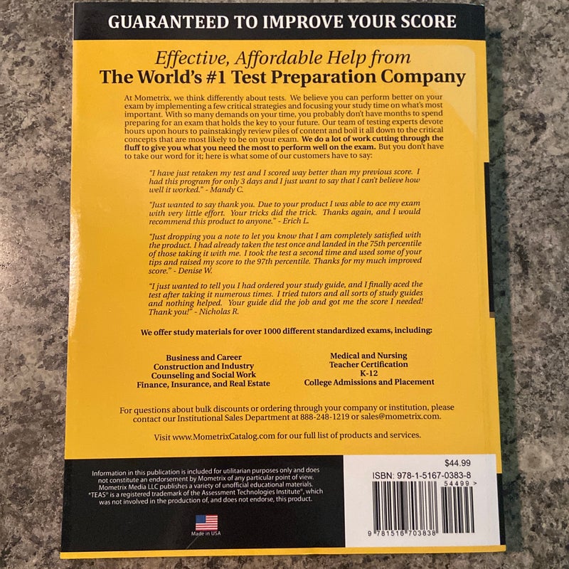 ATI TEAS Secrets Study Guide