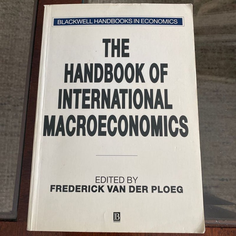 The Handbook of International Macroeconomics