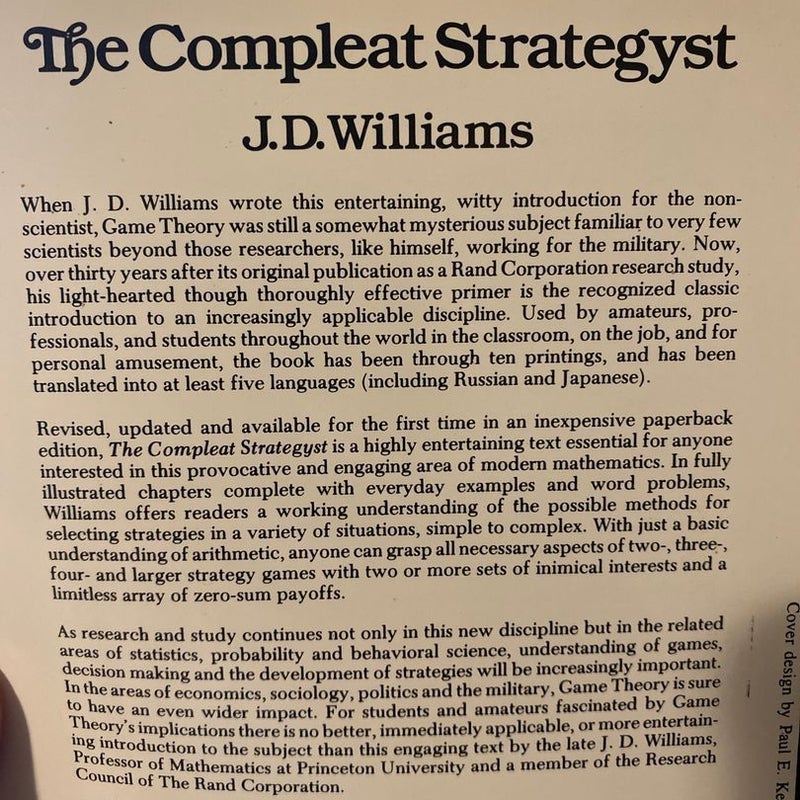 The Compleat Strategyst