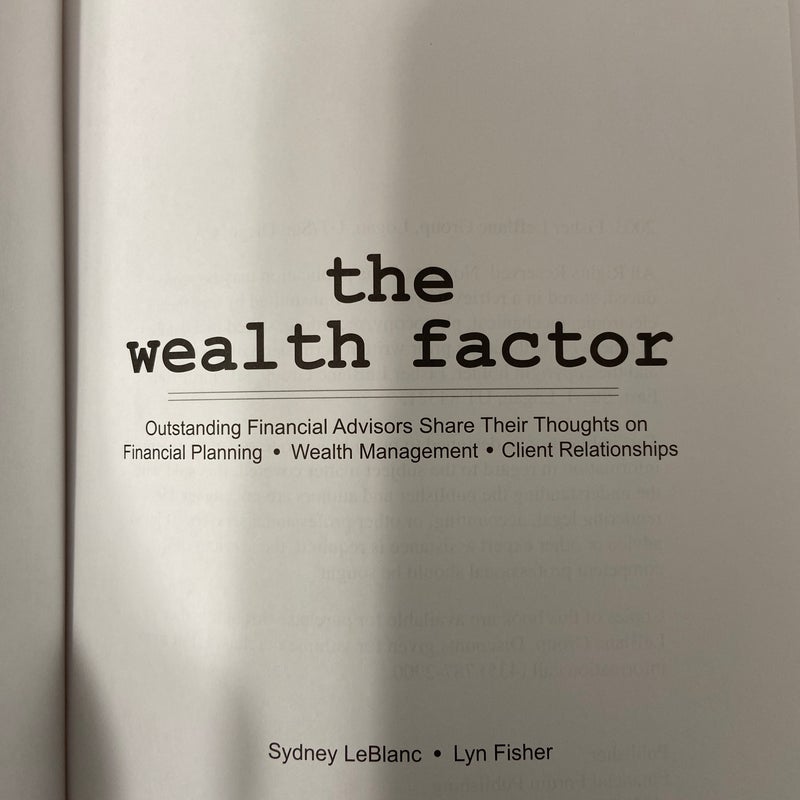 The Wealth Factor 
