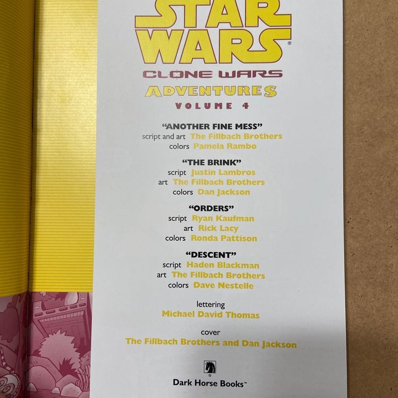 Star Wars Clone Wars Adventures Volume #4