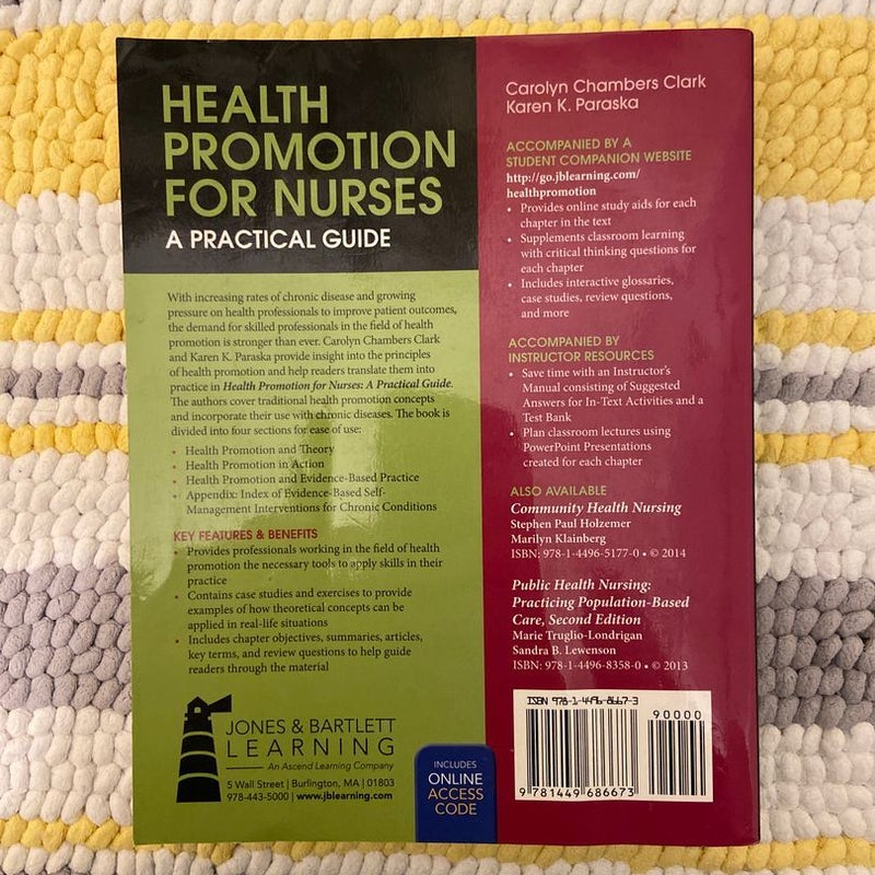 Health Promotion for Nurses a Practical Guide