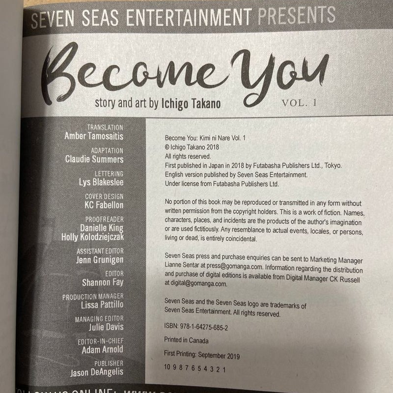 Become You Volume 1