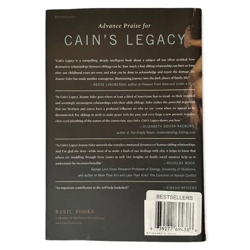 Cain's Legacy: Liberating Siblings from a Lifetime of Rage, Shame, Secrecy… NEW