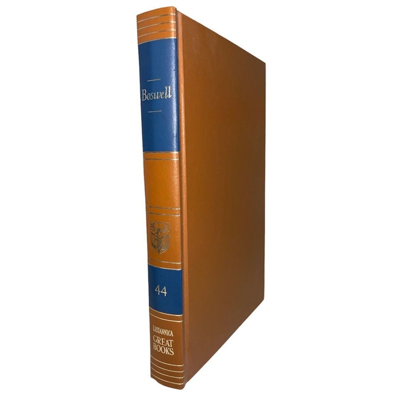 Britannica Great Books of the Western World 44 Boswell Life Samuel Johnson 1952