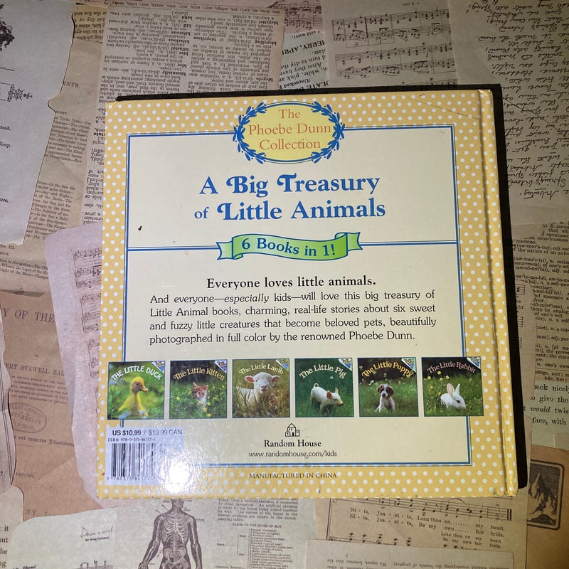 Big Treasury of Little Animals