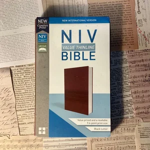 NIV Value Thinline Bible [Burgundy]
