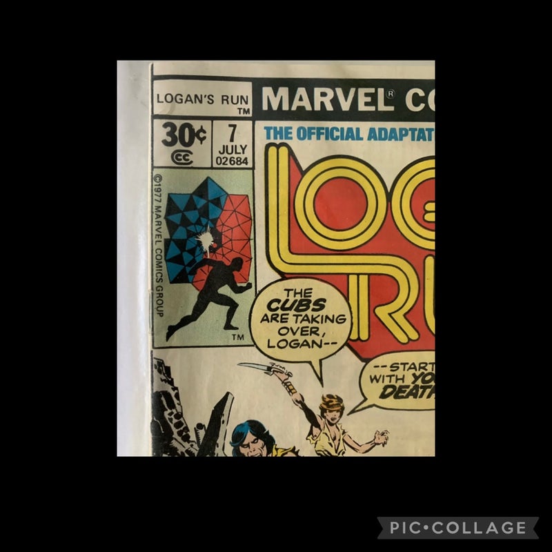 LOGAN’s RUN 1977 Bronze Age Science Fiction Comic Book Classic