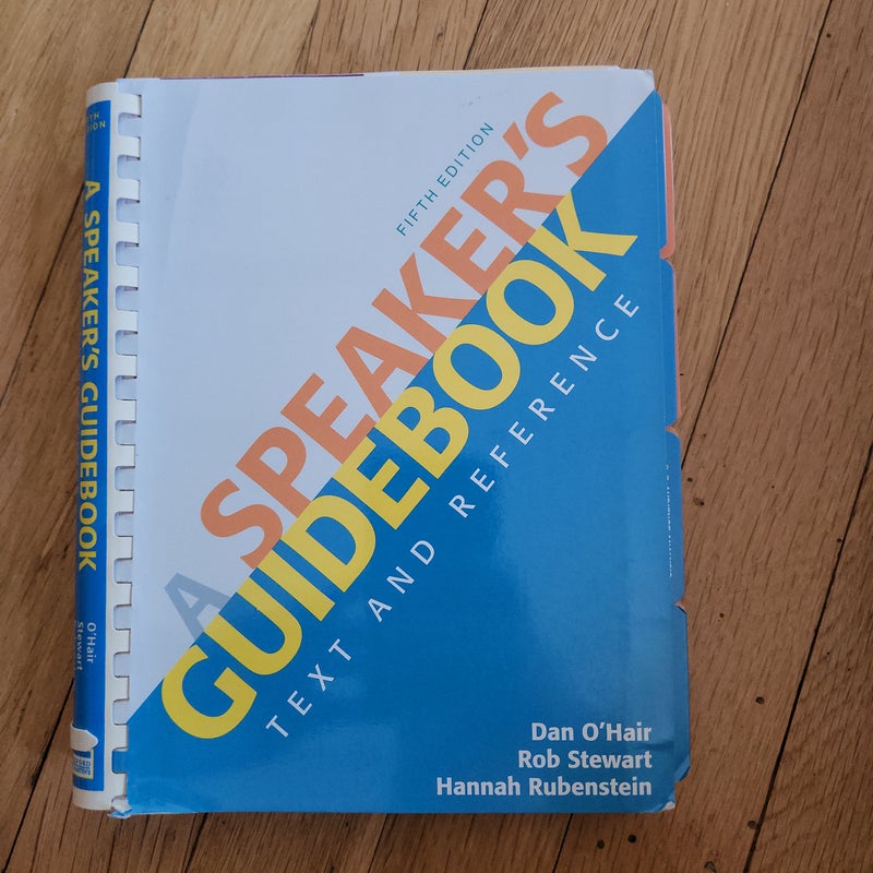 A Speaker's Guidebook