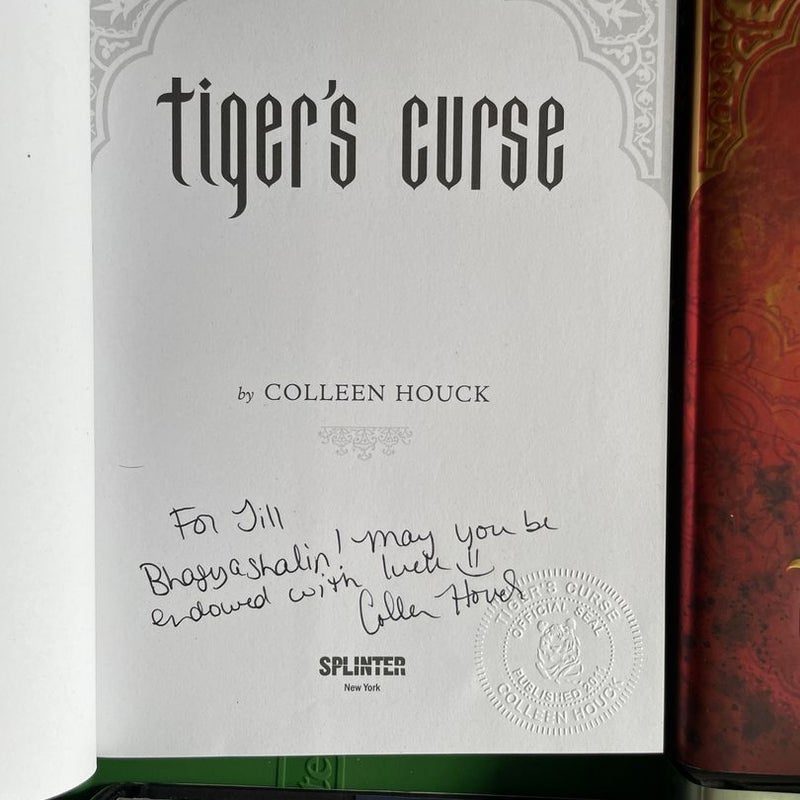 The Tiger’s Curse complete series 