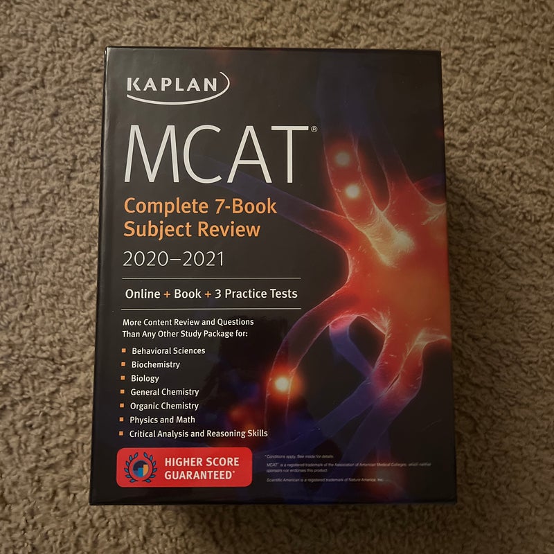 MCAT Complete 7-Book Subject Review 2020-2021