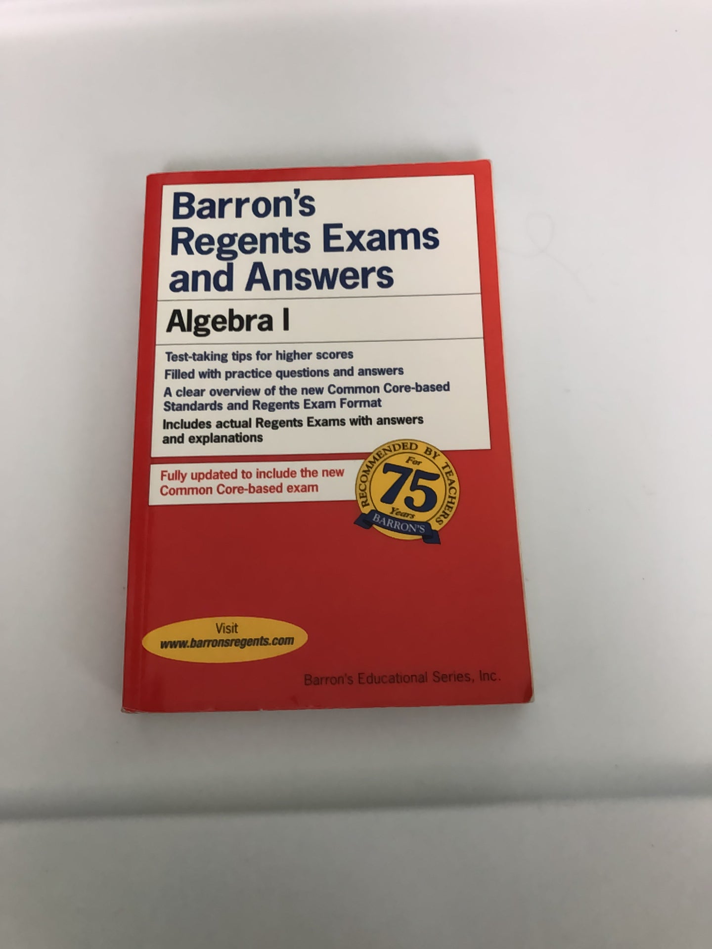 Regents Exams and Answers: Algebra I