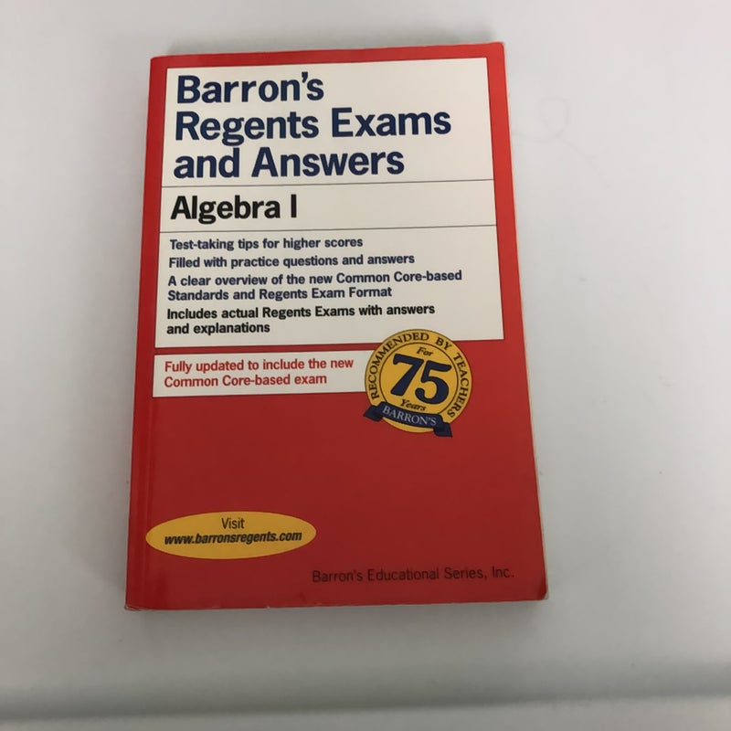 Regents Exams and Answers: Algebra I