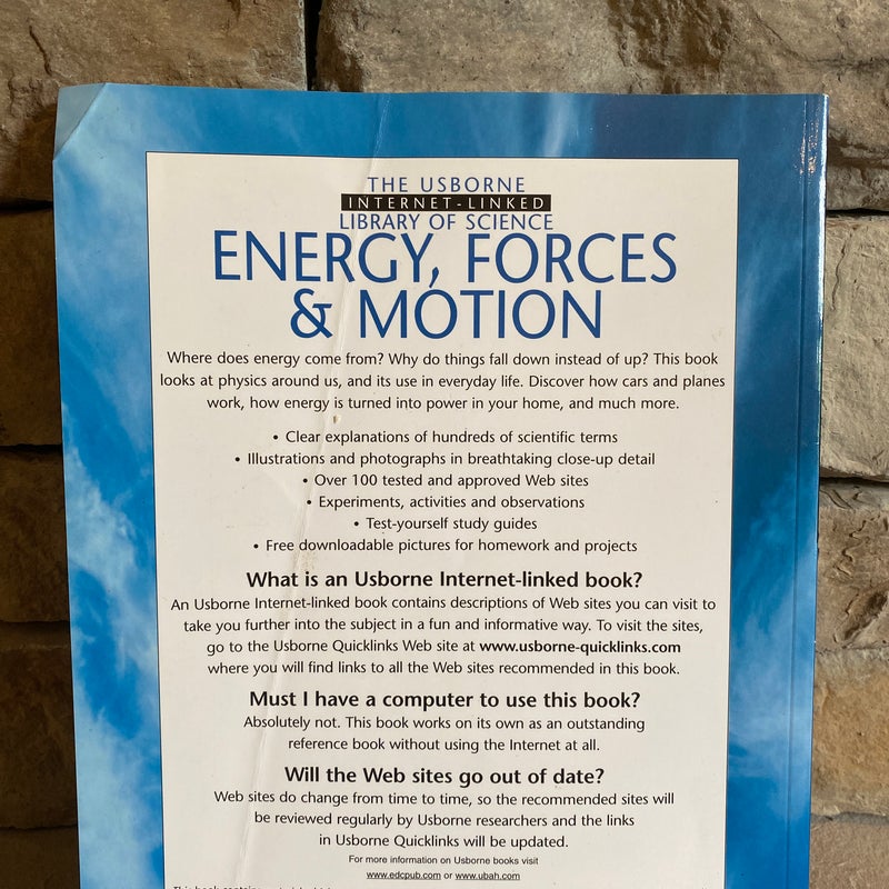 Energy, Forces and Motion