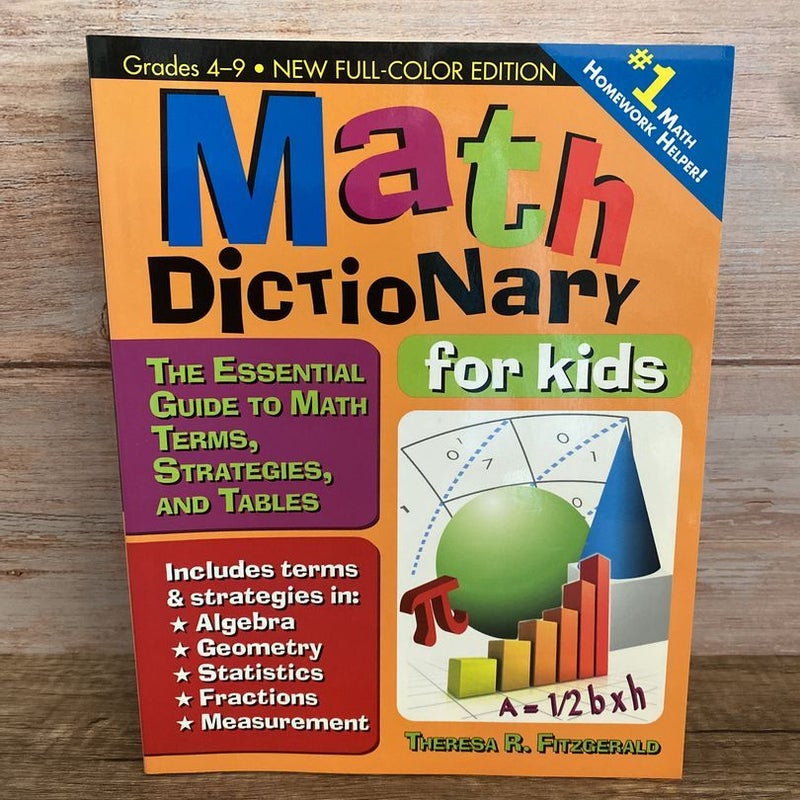 Math Dictionary for Kids (Updated Edition), 2E