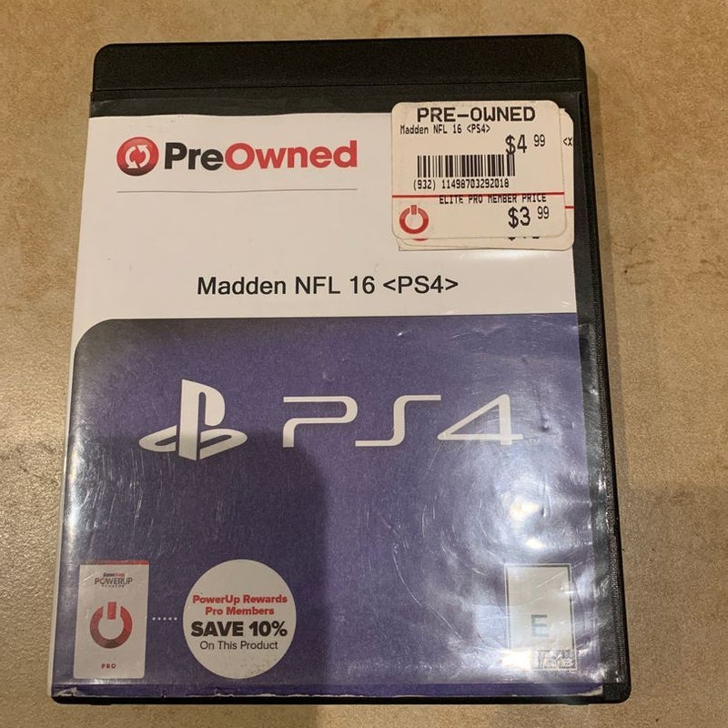 Madden NFL 16 [Pre-Owned] (PS4)