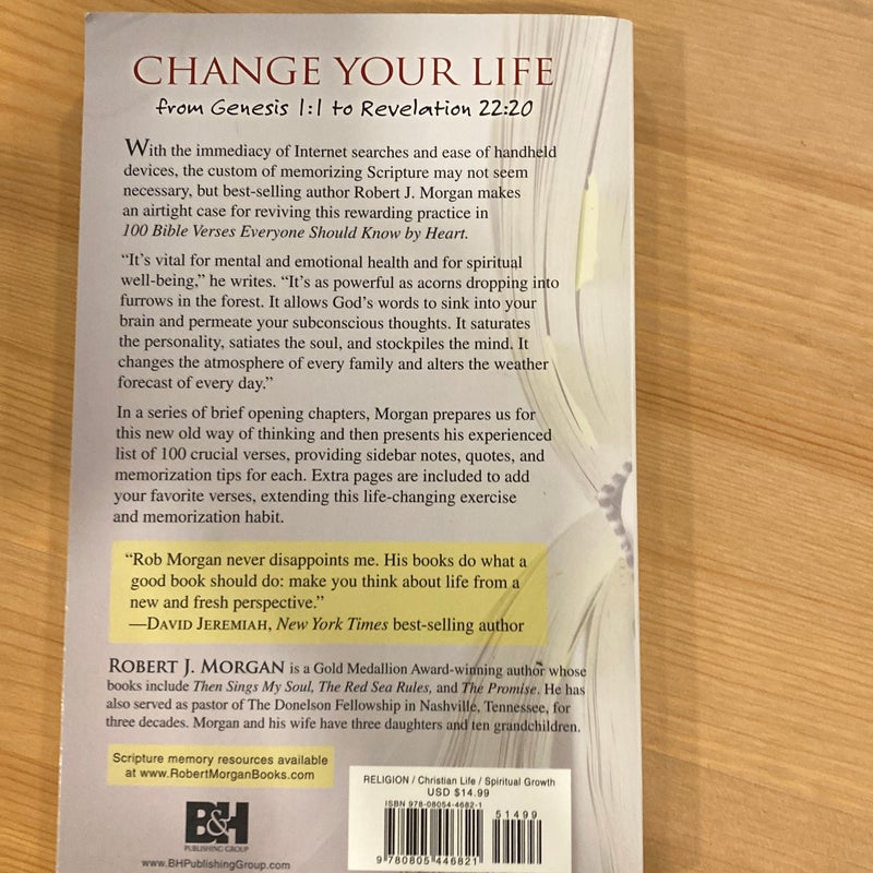 100 bible verses everyone should know by heart