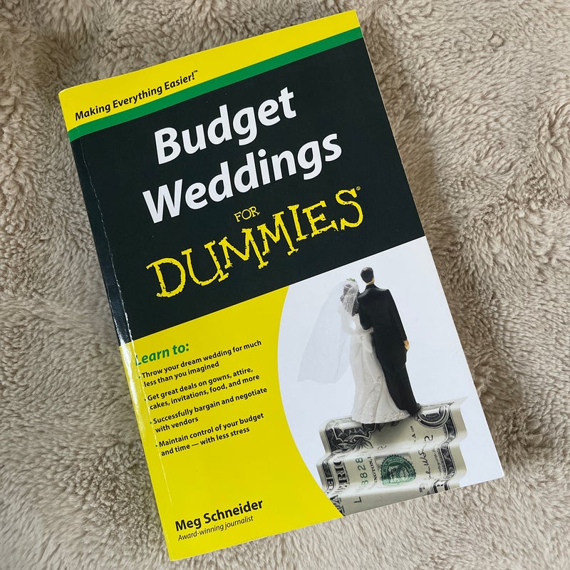 Budget Weddings for Dummies