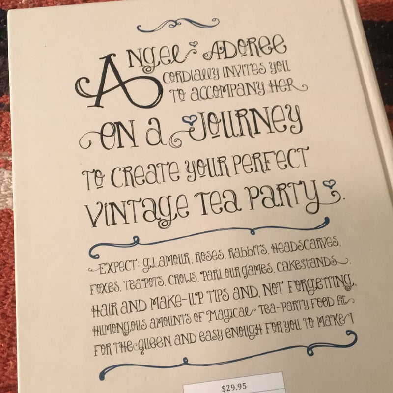 The Vintage Tea Party Book by Angel Adoree Pangobooks