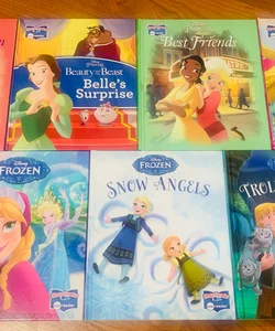 Lot of 7 Disney Princess & Frozen Story Reader Hardcovers 