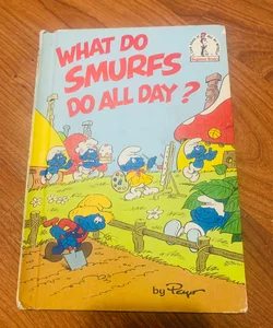 Vintage 1983 Dr. Seuss Beginner Book-What Do Smurfs Do All Day?