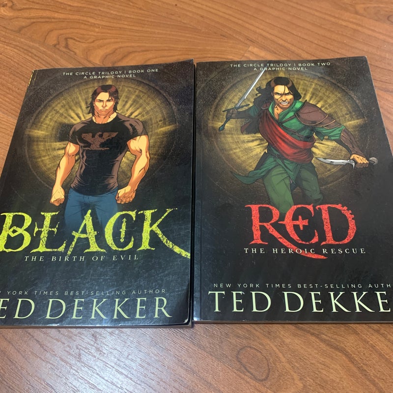 Ted Dekker Graphic Novel Bundle. Black & Red