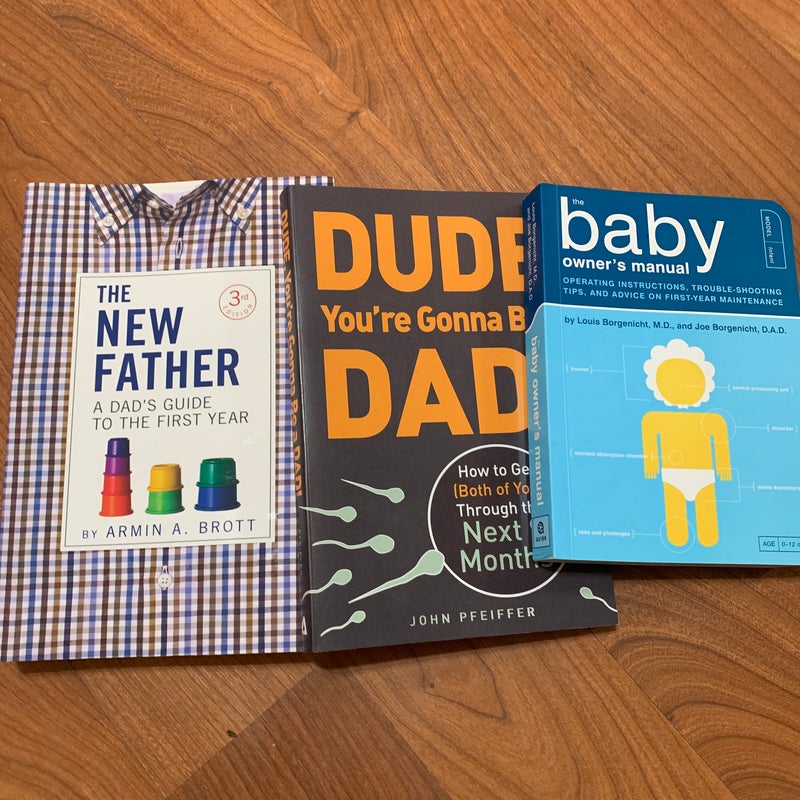 New Dad 3 Book Bundle Gift Set