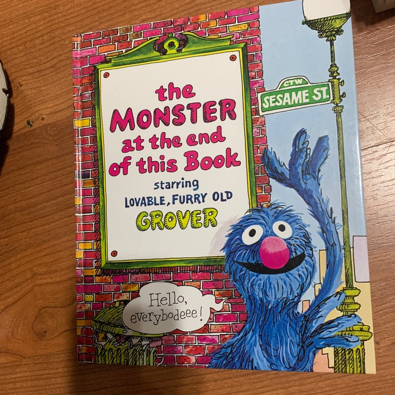 The Monster at the end of this book, staring livable, furry old Grover 