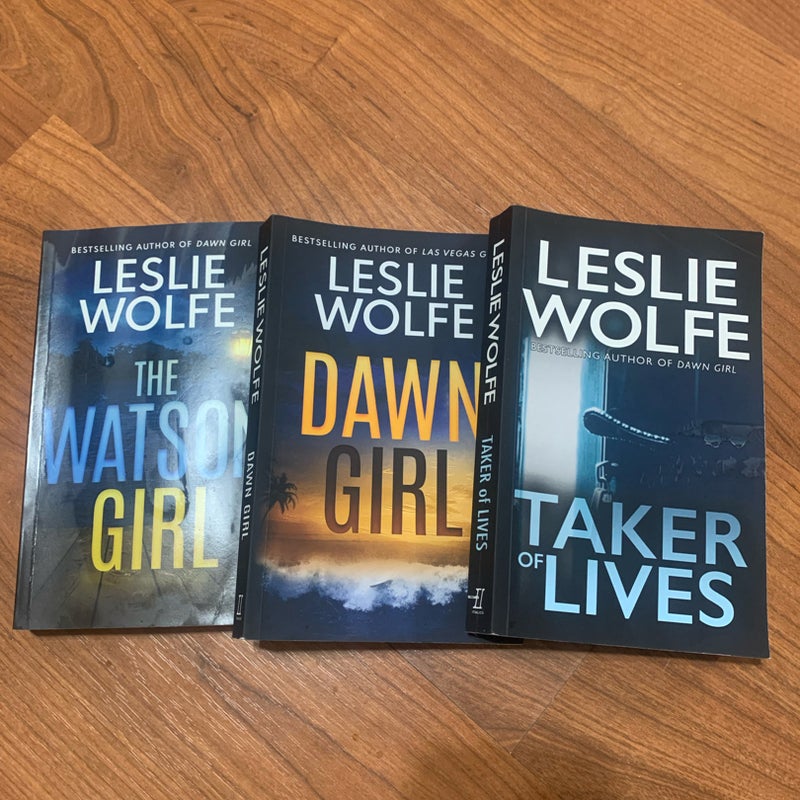 3 Book Bundle. Leslie Wolfe Thrillers