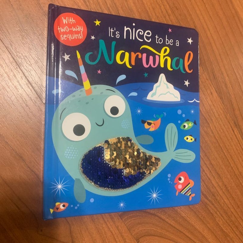 NEW- It's Nice to Be a Narwhal! Board Book