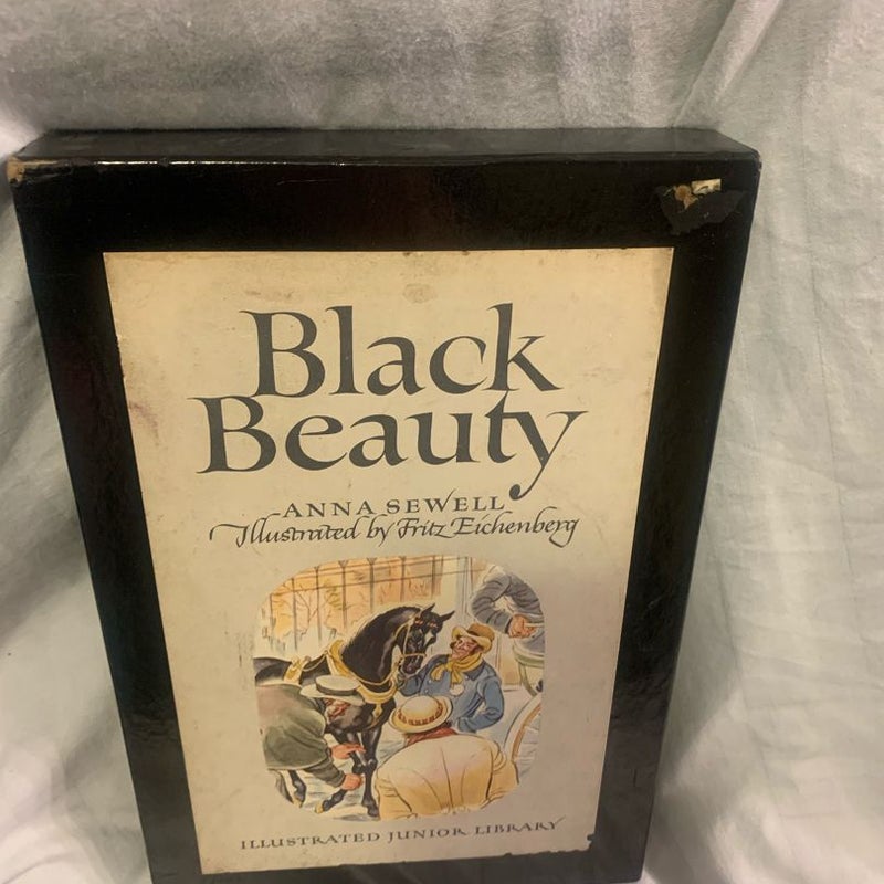 Vintage Black Beauty Illustrated JR. Library in Display Box