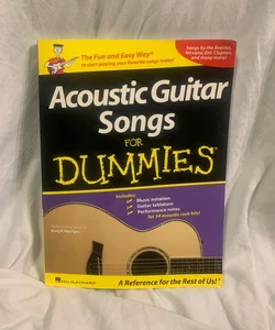 Acoustic Guitar Songs for Dummies