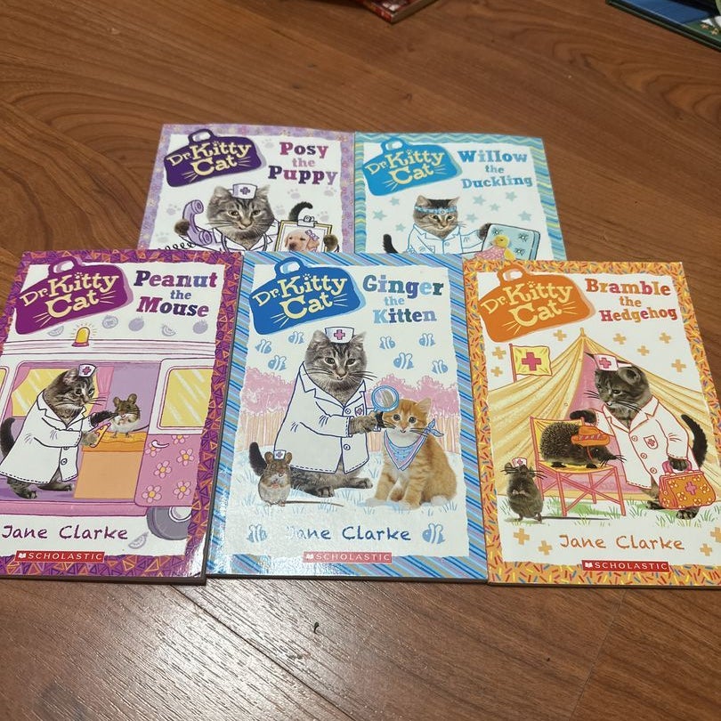 lot-of-5-dr-kitty-cat-books-by-jane-clarke-paperback-pangobooks