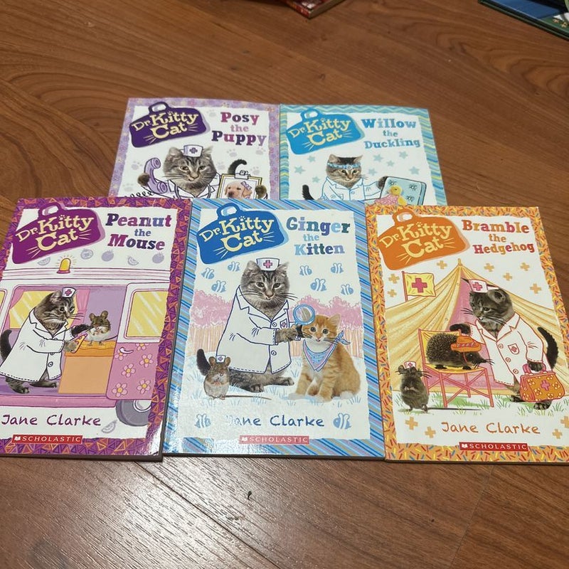 Lot of 5 Dr. Kitty Cat Books