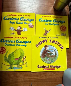 Curious George 4 Book Bundle
