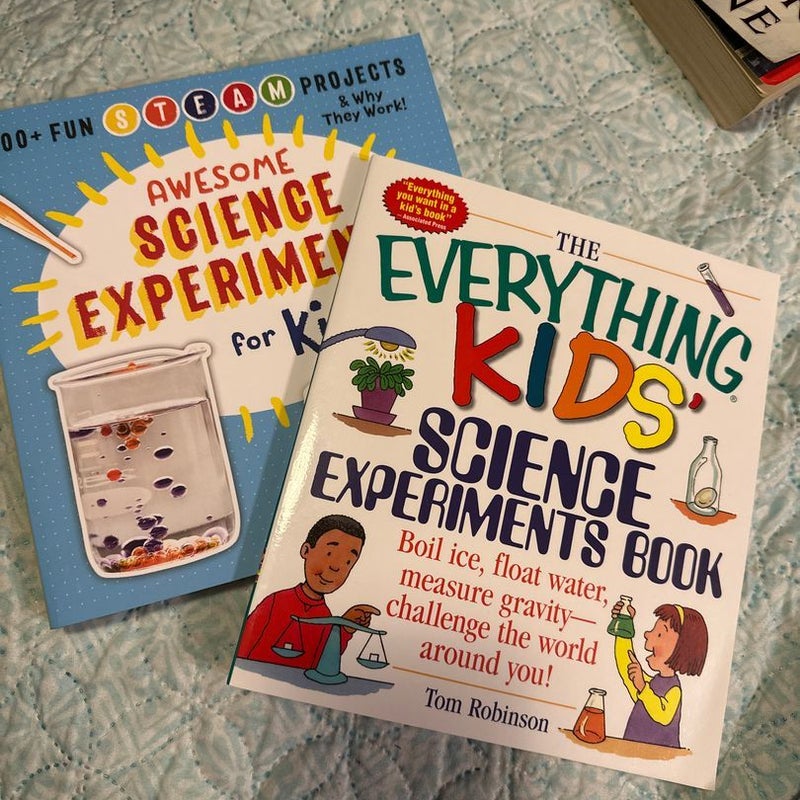 NEW!! Bundle of 2 New Science Experiments Books