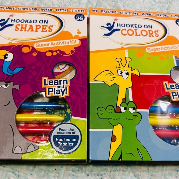 Hooked on Shapes & Hooked on Shapes Super Activity Kits Bundle