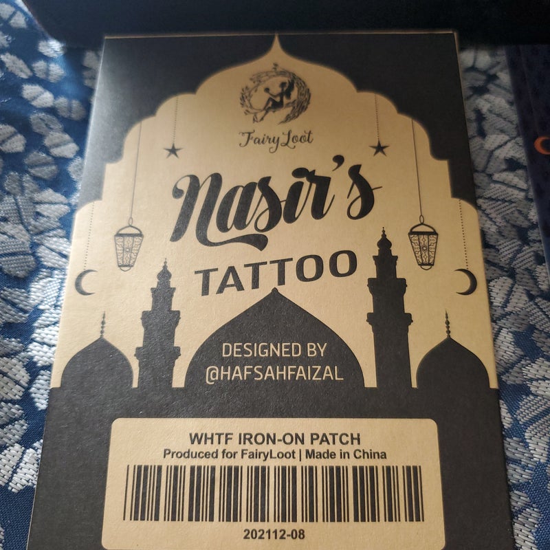 Fairyloot Exclusive Nasir's Tattoo Iron on Patch