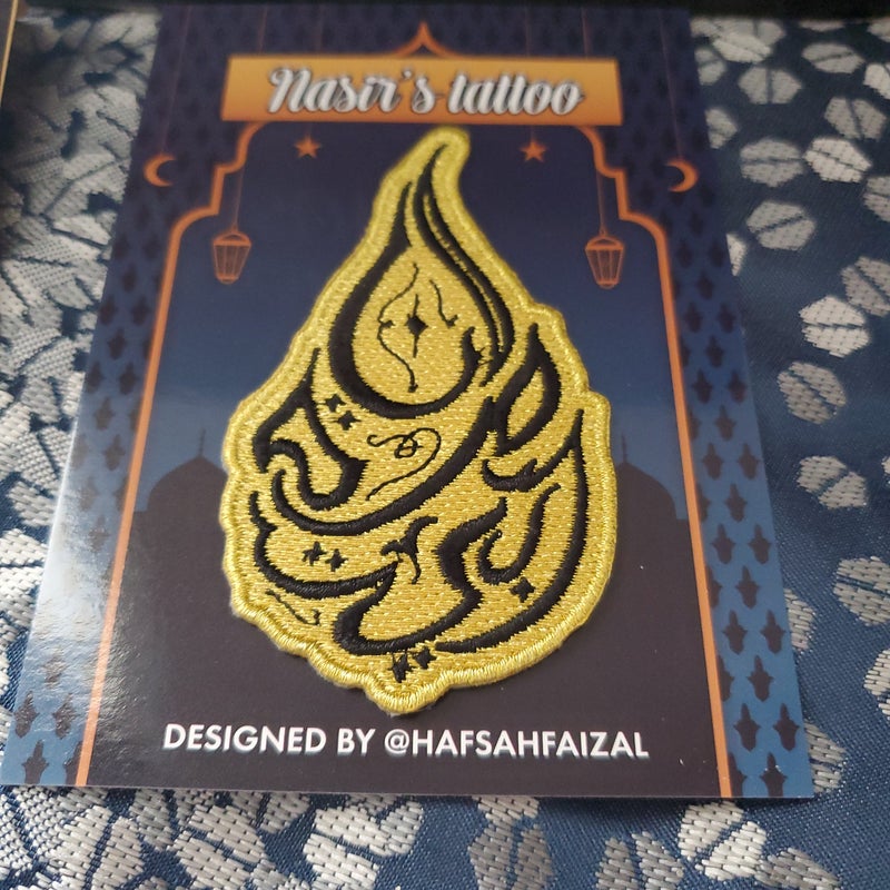 Fairyloot Exclusive Nasir's Tattoo Iron on Patch