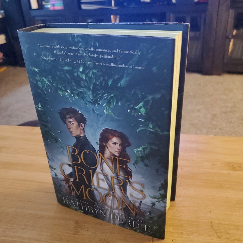 Bone Crier's Moon ( FairyLoot Signed First Edition ) Extremely Rare !