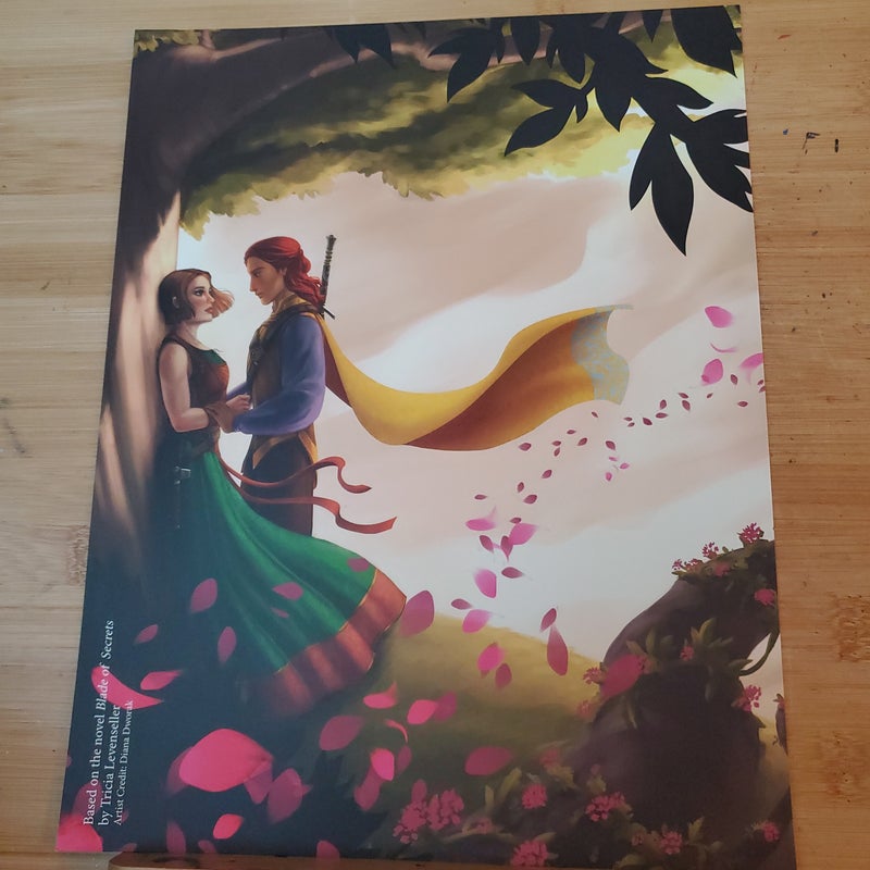 Blade of Secrets ( Exclusive Art Print ) by Tricia Levenseller