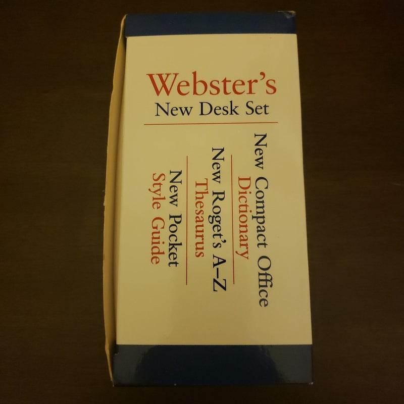 Webster's New Pocket Desk Set