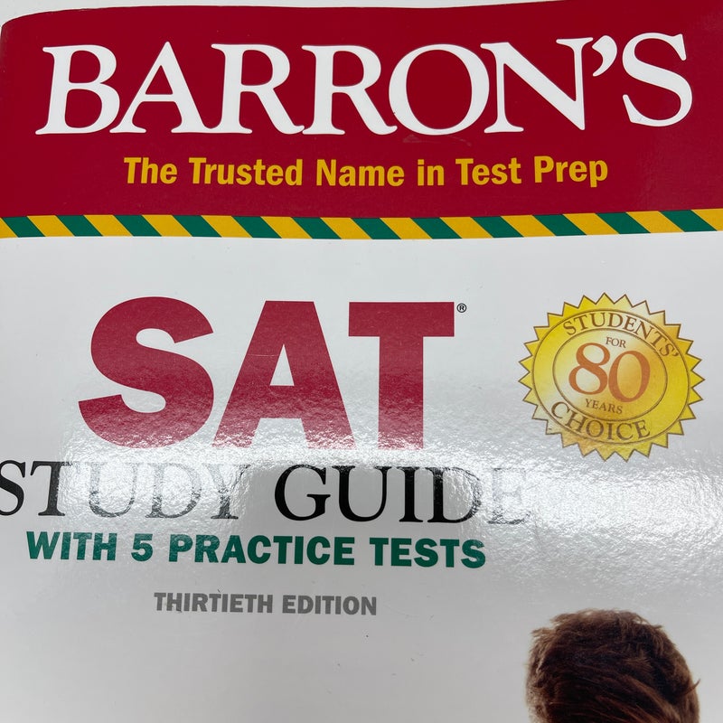 SAT Study Guide with 5 Practice Tests