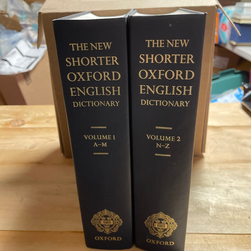 The New Shorter Oxford English Dictionary