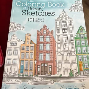 Colouring Book of Urban Sketches 101