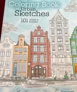 Colouring Book of Urban Sketches 101