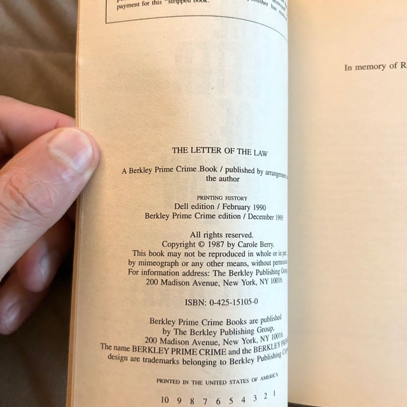 The Letter of the Law 2271