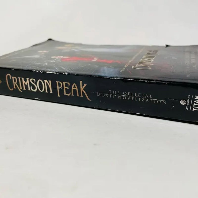 Crimson Peak Film Novelization by Nancy Holder Gothic Horror Paperback Book & Bookmark Set
