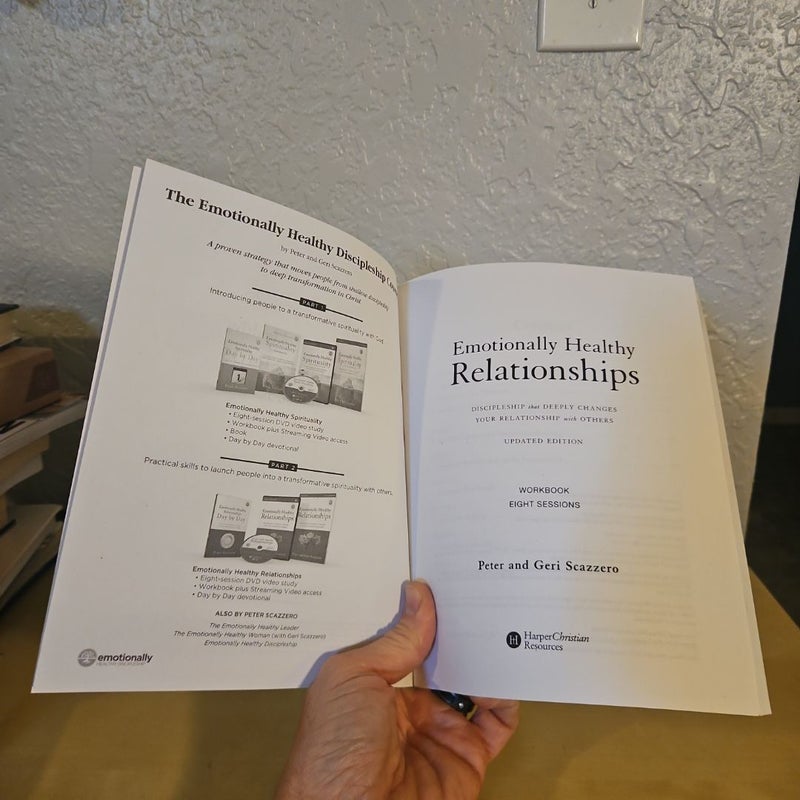 Emotionally Healthy Relationships Updated Edition Workbook Plus Streaming Video